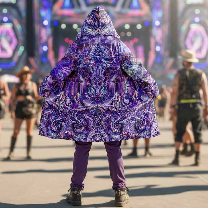 Dream Weaver Purple Men's Festival Cloak