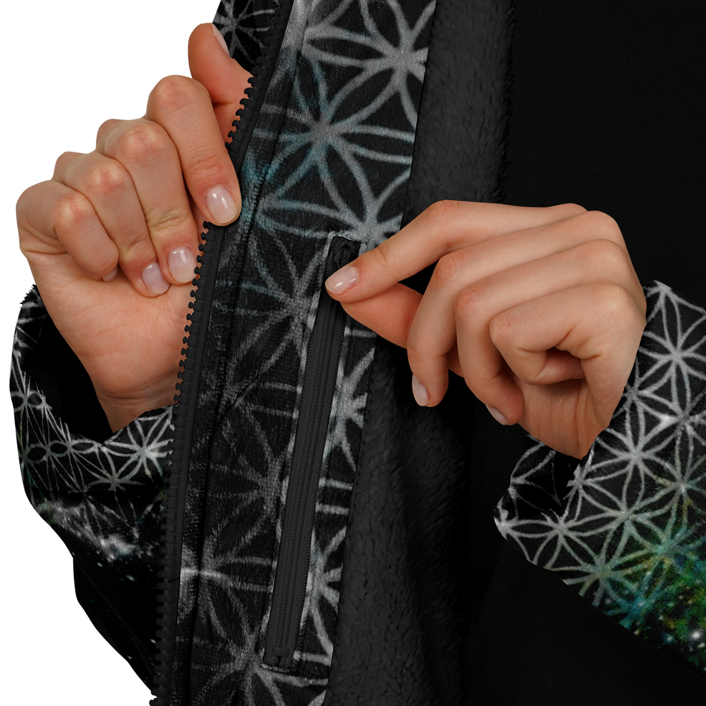 Silver Mystic Eye Women's Festival Cloak