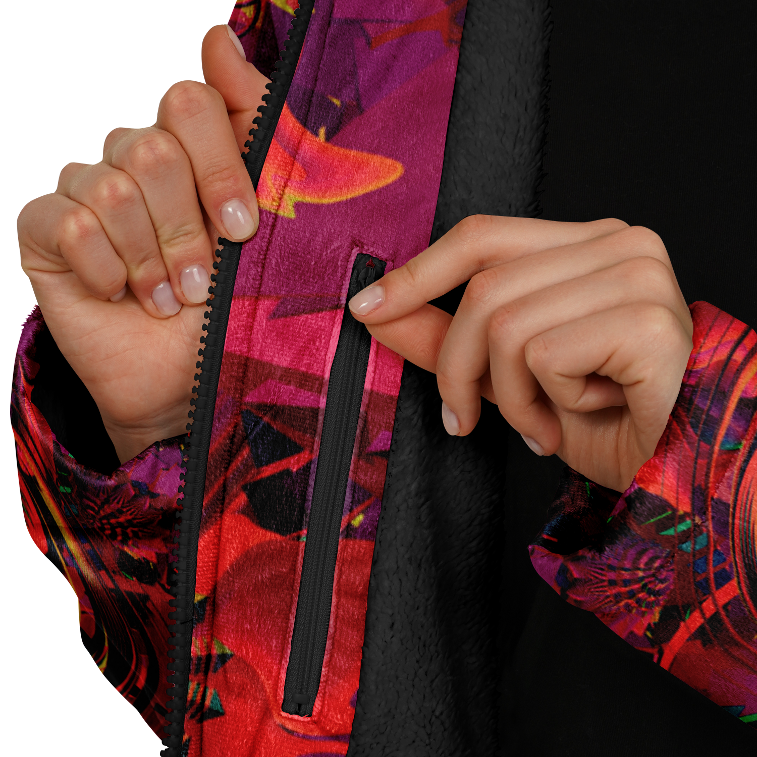 Cloak | Shroom Flower of Life Red