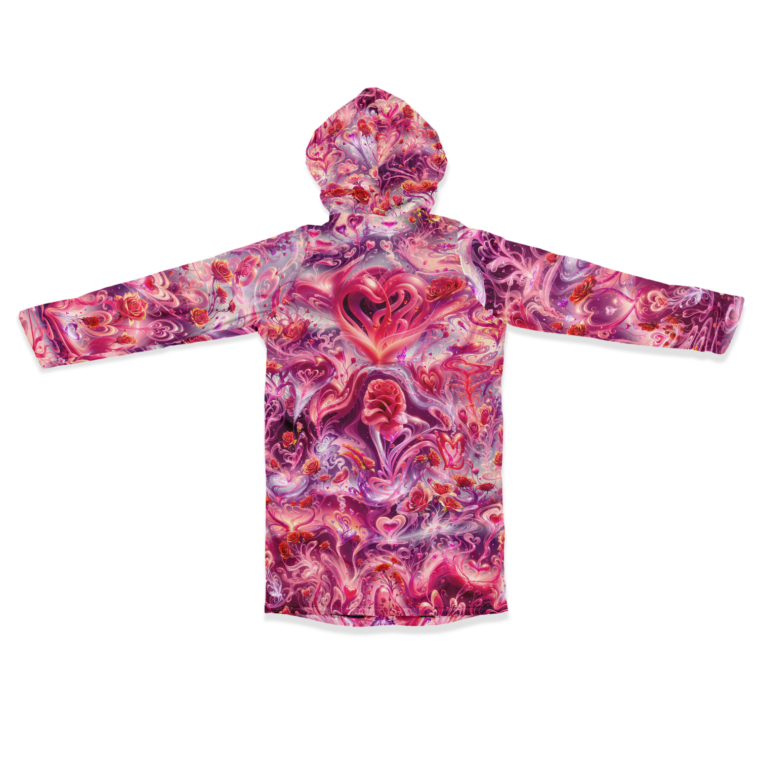 Hearts Roses Women's Festival Cloak