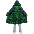 Cloak | Shroom Flower of Life Green