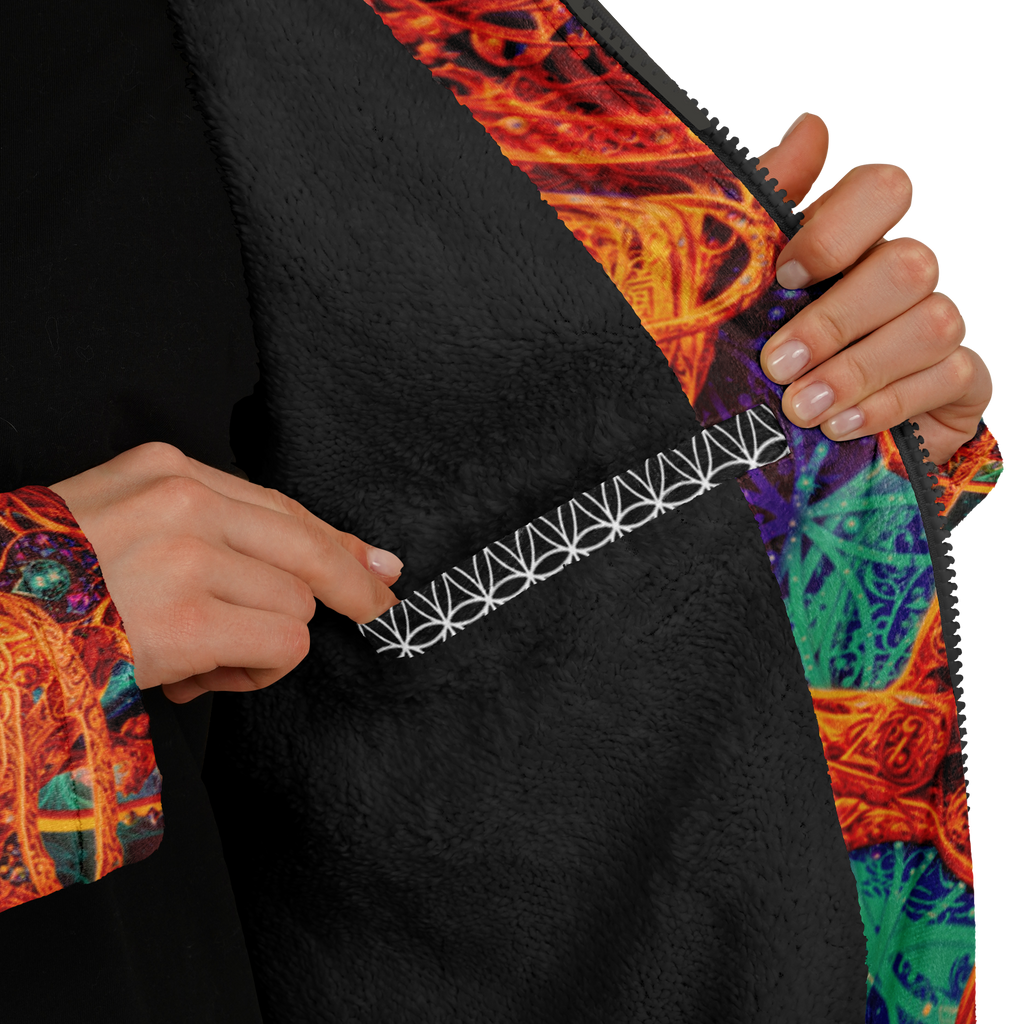 Cosmic Cross Red Women's Festival Cloak
