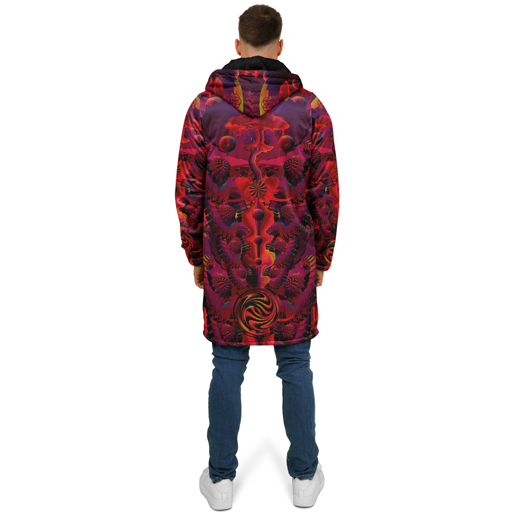 Cloak | Shroom Flower of Life Red