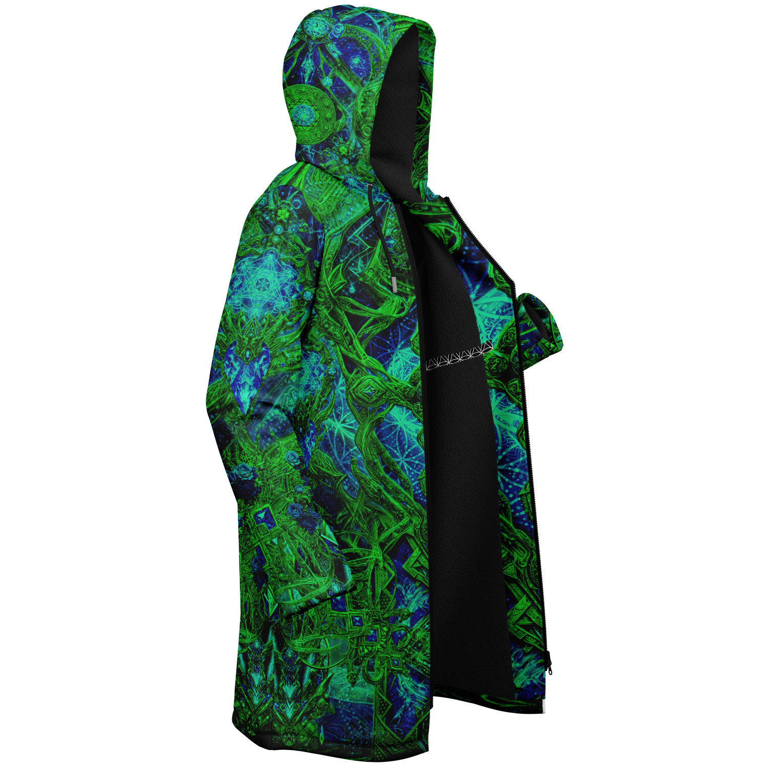 Cosmic Cross Green Women's Festival Cloak