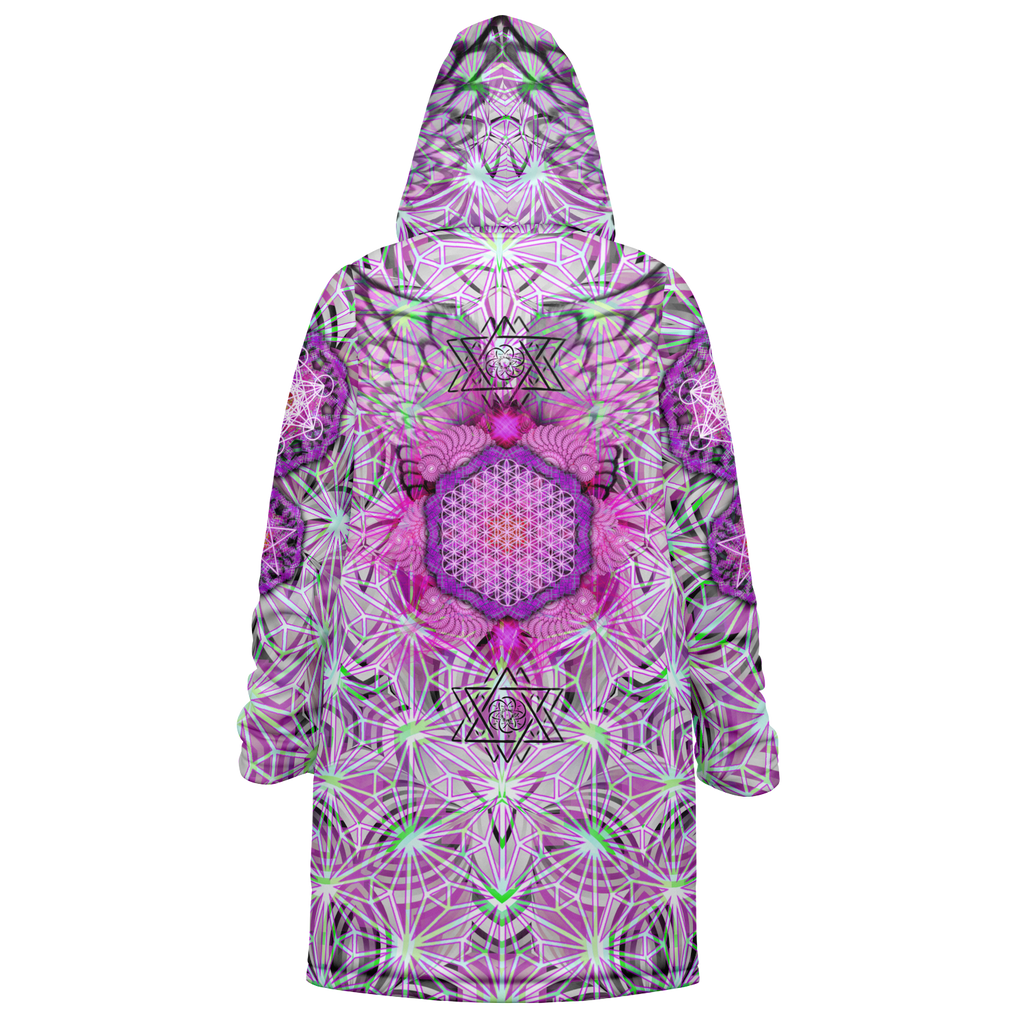 Angel Catcher Light Pink Women's Festival Cloak detail view with mystical style
