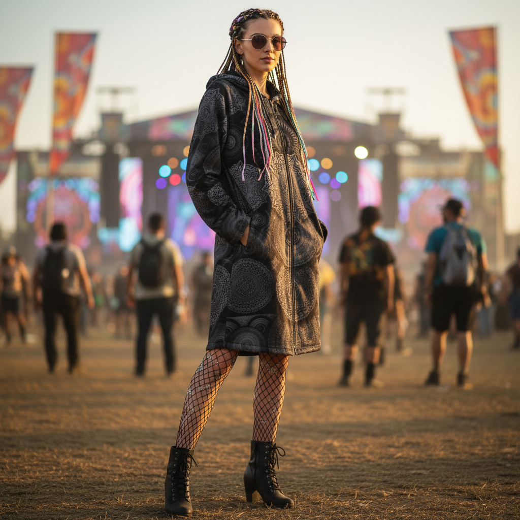 Void Mandala Women's Festival Cloak