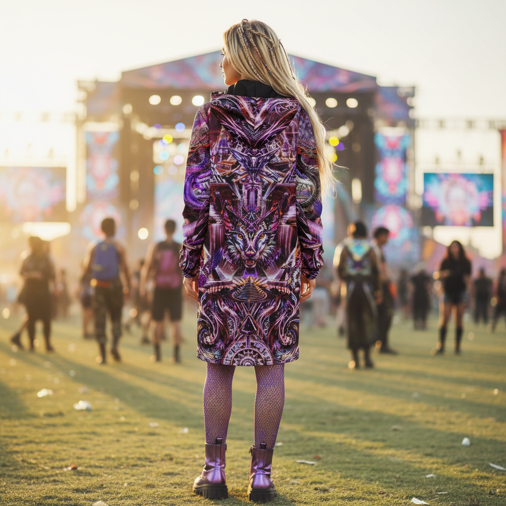 Dream Weaver Red Women's Festival Cloak