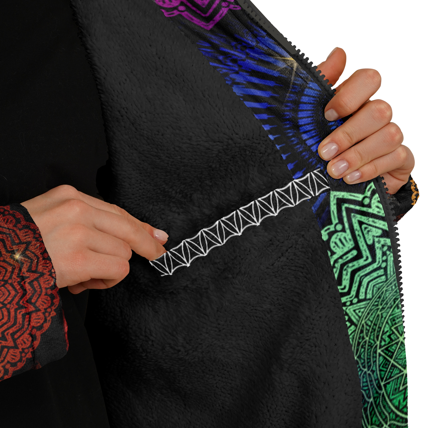 Chakra Mandala Men's Festival Cloak