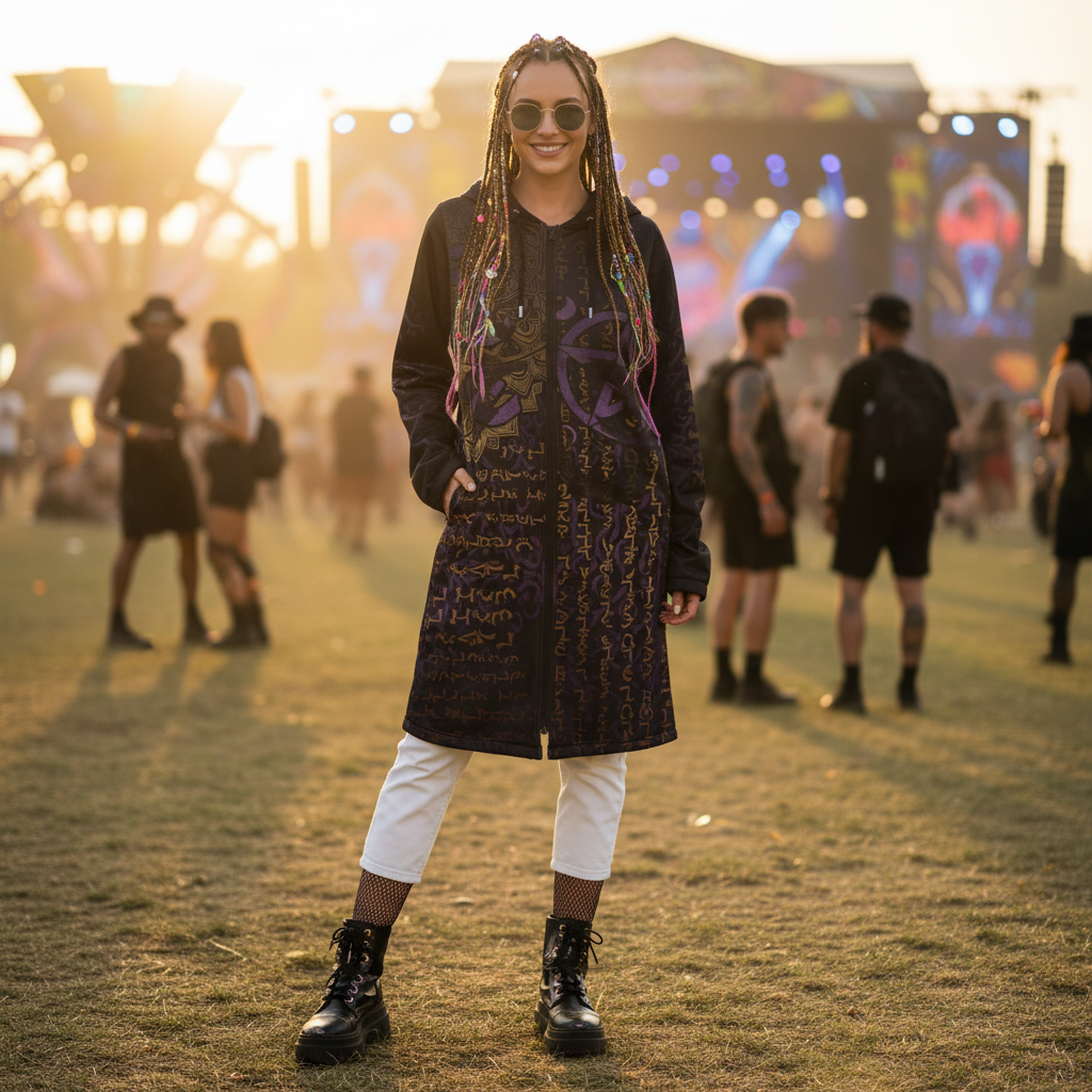 Enochian Vision Purple Women's Festival Cloak