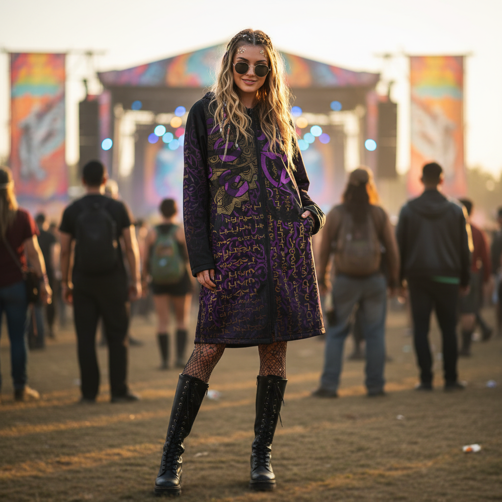 Enochian Vision Pink Women's Festival Cloak