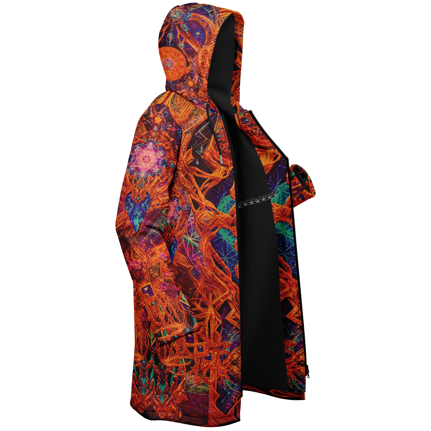 Cosmic Cross Red Women's Festival Cloak
