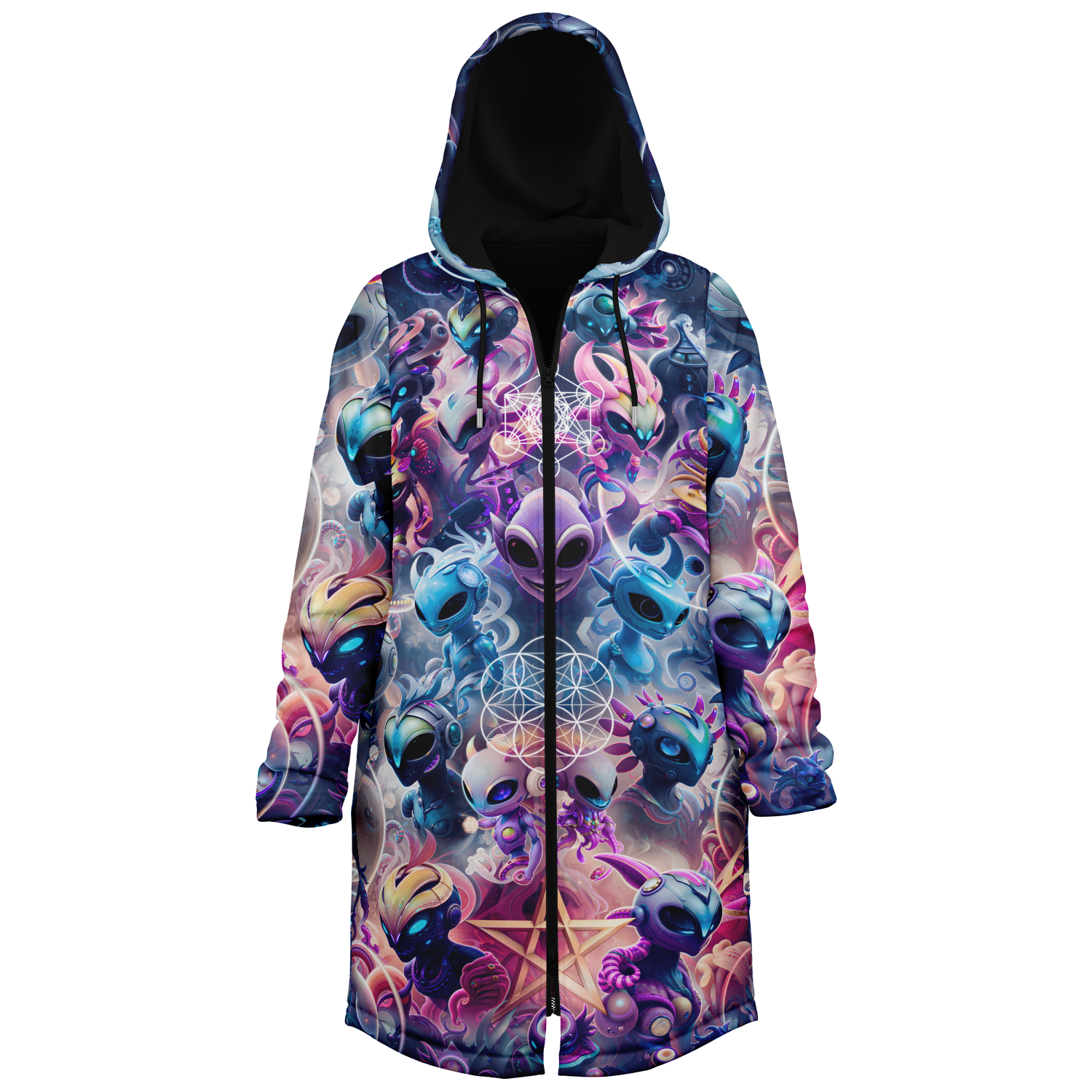 Alien Dimensions Men's Festival Cloak
