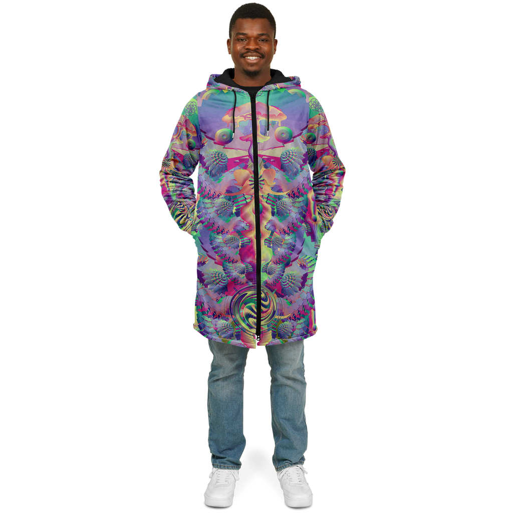 Cloak | Shroom Flower of Life Pastel Rainbow