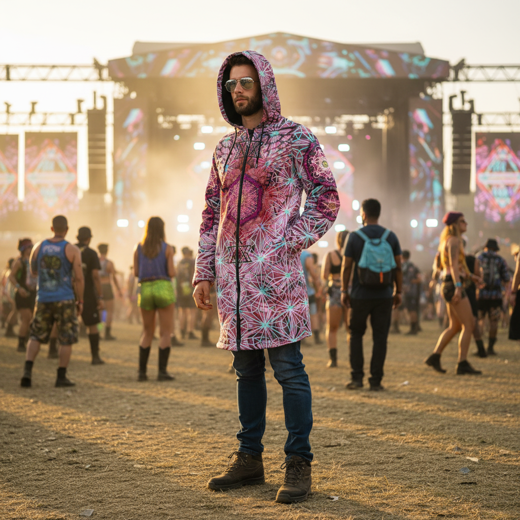 Angel Catcher Light Red Men's Festival Cloak