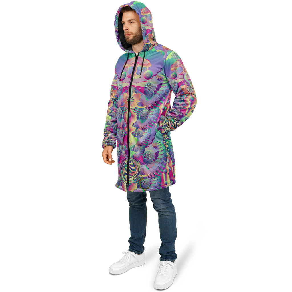 Cloak | Shroom Flower of Life Pastel Rainbow