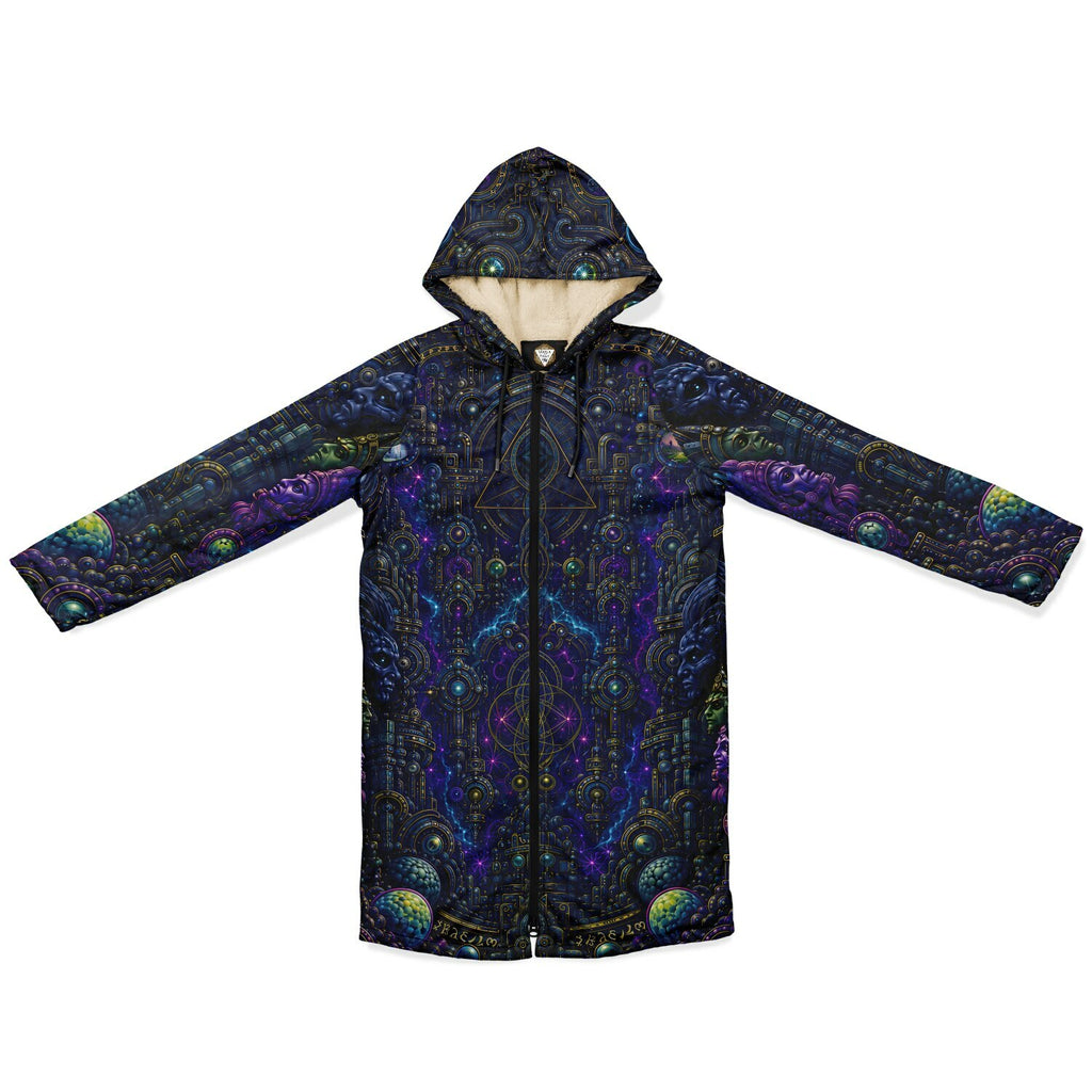 Celestial Tempe White Zipper Cloak