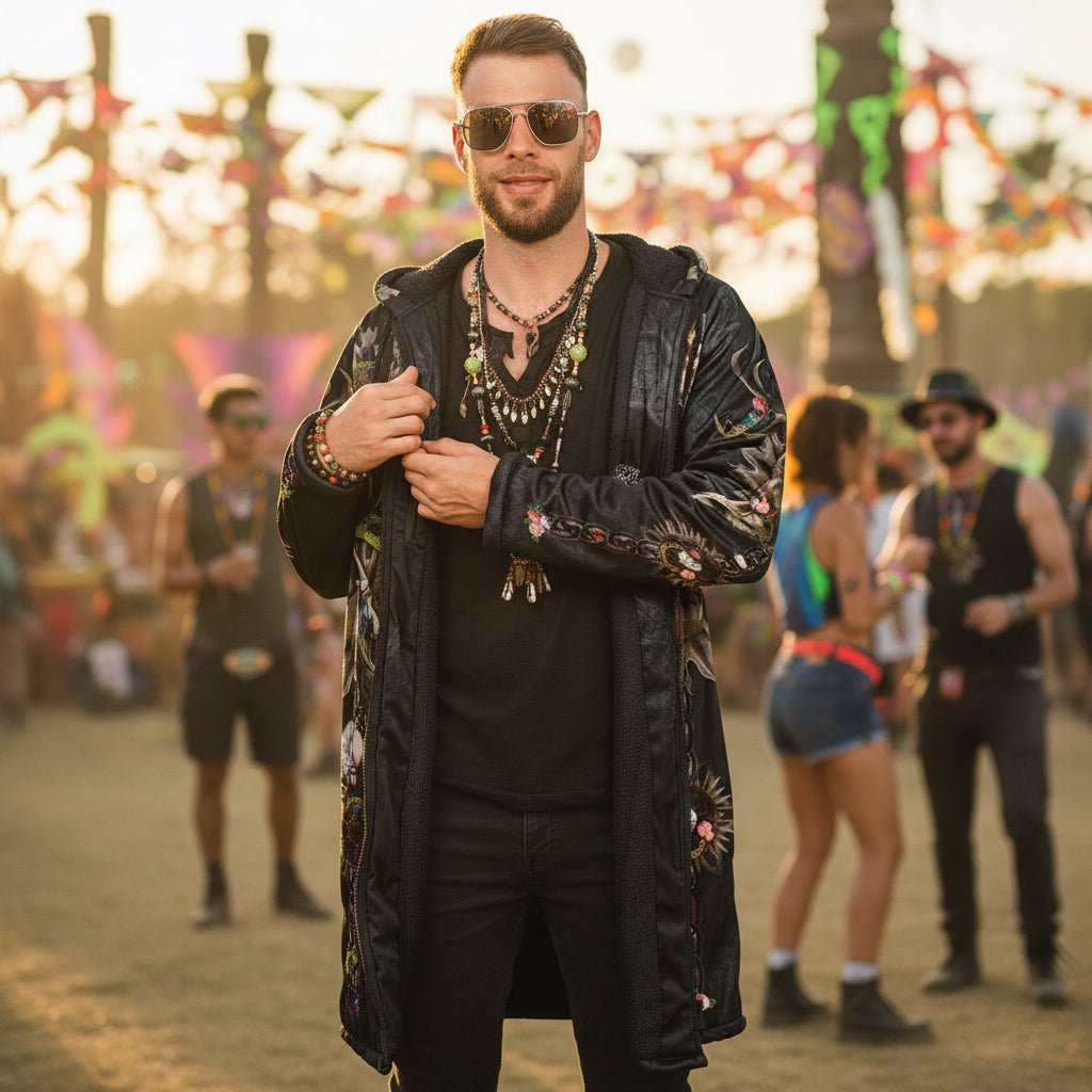 Forest Wizard Men’s Festival Cloak